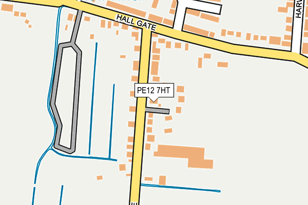 PE12 7HT map - OS OpenMap – Local (Ordnance Survey)