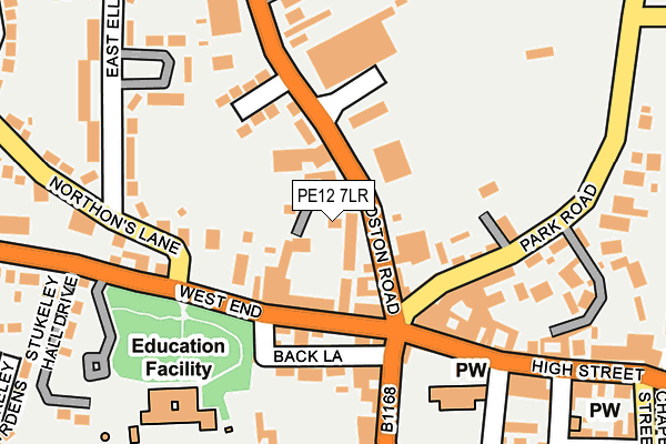 Map of PJK LIME WALK LIMITED at local scale