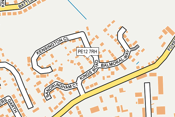 PE12 7RH map - OS OpenMap – Local (Ordnance Survey)