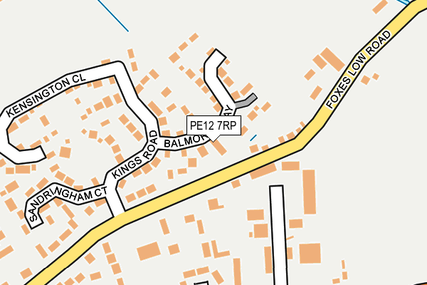 PE12 7RP map - OS OpenMap – Local (Ordnance Survey)