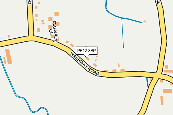 PE12 8BP map - OS OpenMap – Local (Ordnance Survey)