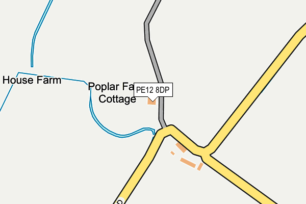 PE12 8DP map - OS OpenMap – Local (Ordnance Survey)