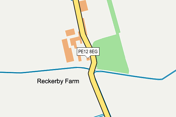 PE12 8EG map - OS OpenMap – Local (Ordnance Survey)