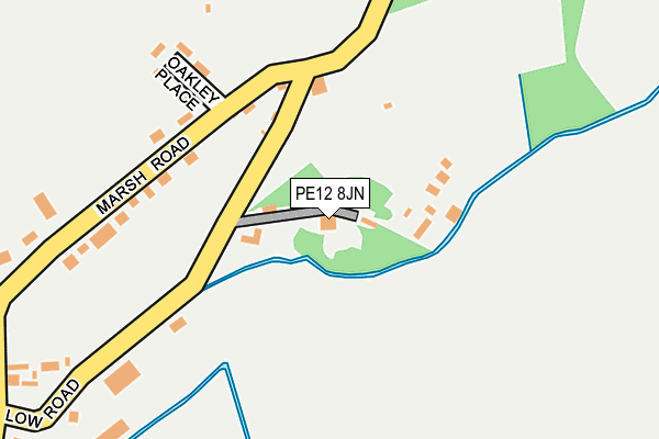 PE12 8JN map - OS OpenMap – Local (Ordnance Survey)