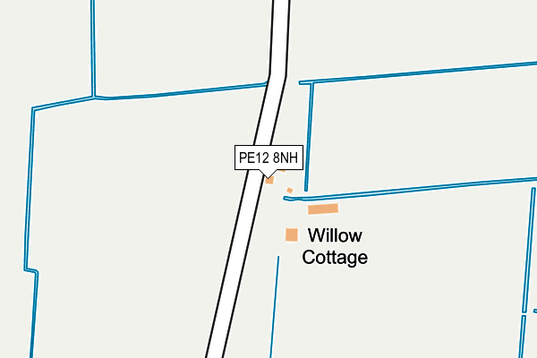 PE12 8NH map - OS OpenMap – Local (Ordnance Survey)
