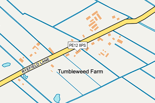 PE12 8PS map - OS OpenMap – Local (Ordnance Survey)