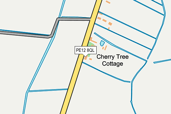 PE12 8QL map - OS OpenMap – Local (Ordnance Survey)