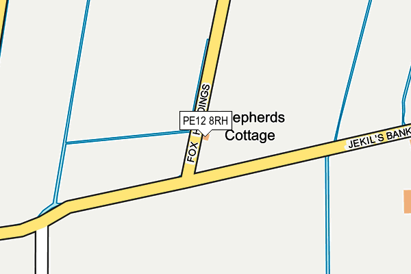 PE12 8RH map - OS OpenMap – Local (Ordnance Survey)