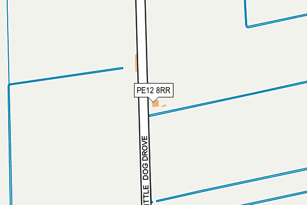 PE12 8RR map - OS OpenMap – Local (Ordnance Survey)