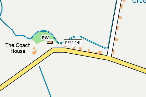 PE12 9NL map - OS OpenMap – Local (Ordnance Survey)
