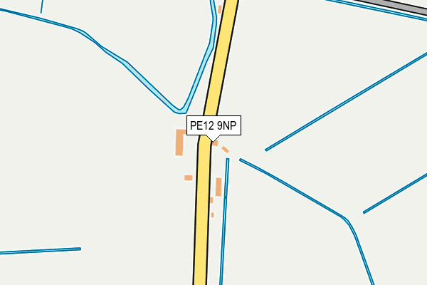 PE12 9NP map - OS OpenMap – Local (Ordnance Survey)