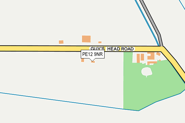 PE12 9NR map - OS OpenMap – Local (Ordnance Survey)