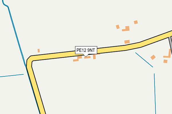 PE12 9NT map - OS OpenMap – Local (Ordnance Survey)