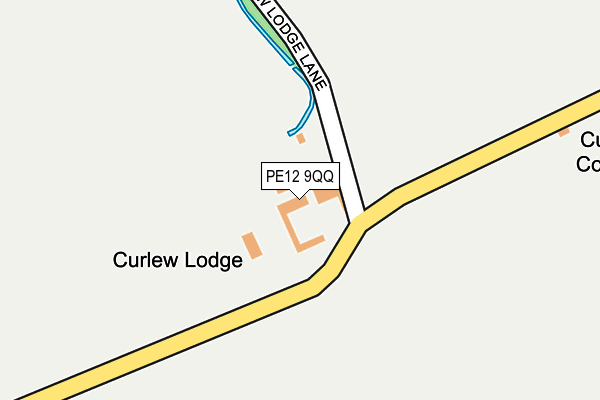 PE12 9QQ map - OS OpenMap – Local (Ordnance Survey)
