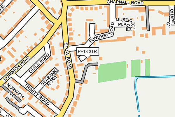 PE13 3TR map - OS OpenMap – Local (Ordnance Survey)