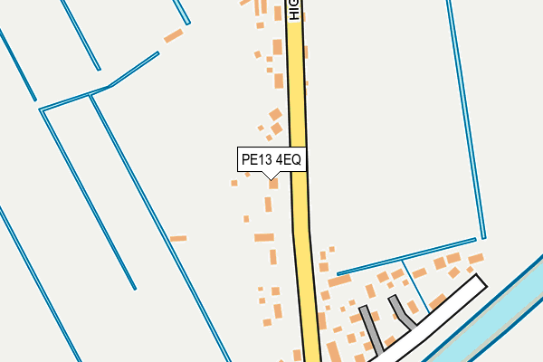 PE13 4EQ map - OS OpenMap – Local (Ordnance Survey)