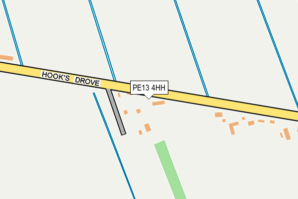 PE13 4HH map - OS OpenMap – Local (Ordnance Survey)