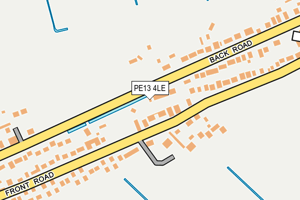 PE13 4LE map - OS OpenMap – Local (Ordnance Survey)