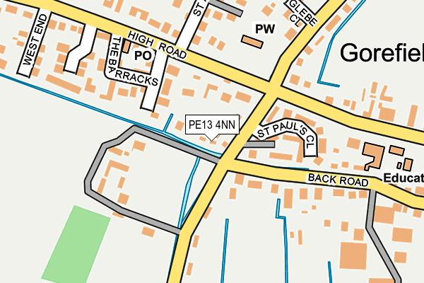 PE13 4NN map - OS OpenMap – Local (Ordnance Survey)