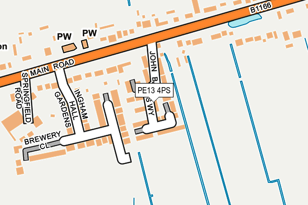 Map of A WELBOURNE FLOORING LIMITED at local scale