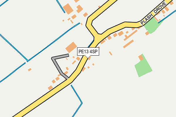 PE13 4SP map - OS OpenMap – Local (Ordnance Survey)
