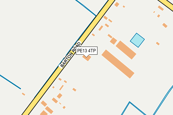 PE13 4TP map - OS OpenMap – Local (Ordnance Survey)