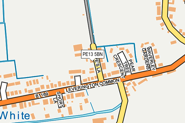 PE13 5BN map - OS OpenMap – Local (Ordnance Survey)