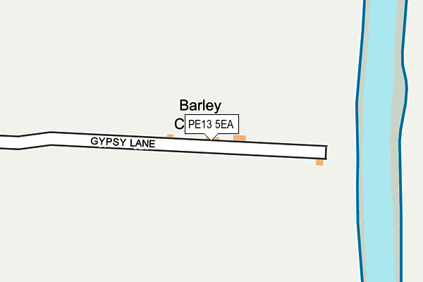 PE13 5EA map - OS OpenMap – Local (Ordnance Survey)
