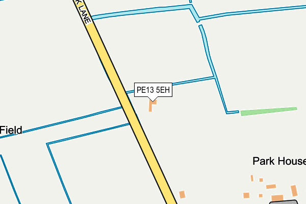 PE13 5EH map - OS OpenMap – Local (Ordnance Survey)