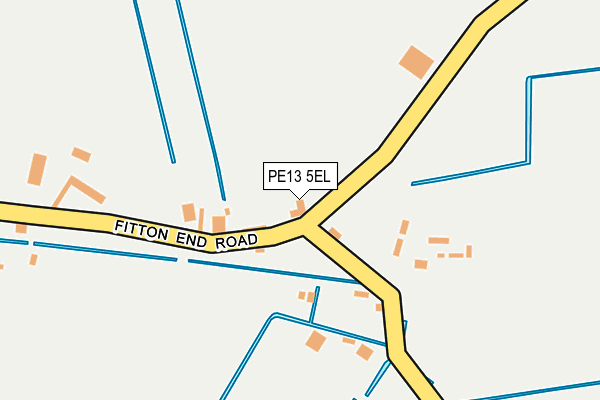 PE13 5EL map - OS OpenMap – Local (Ordnance Survey)
