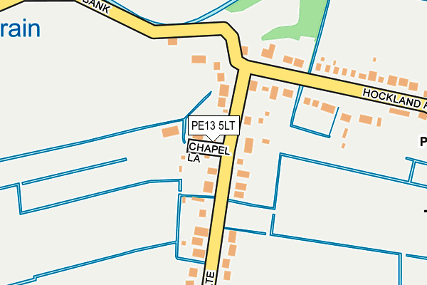 PE13 5LT map - OS OpenMap – Local (Ordnance Survey)