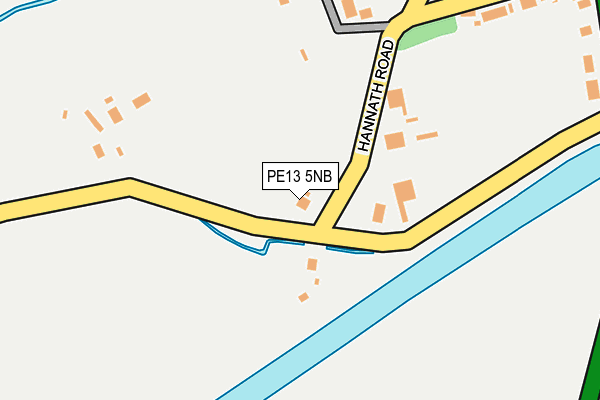 PE13 5NB map - OS OpenMap – Local (Ordnance Survey)