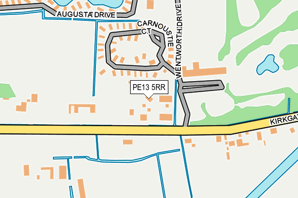 PE13 5RR map - OS OpenMap – Local (Ordnance Survey)