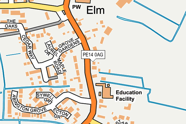 Map of FITUW LIMITED at local scale