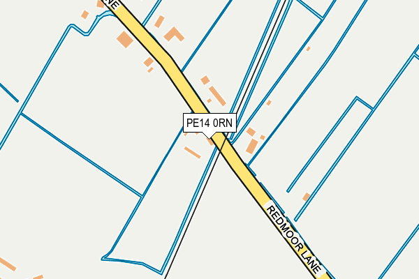 PE14 0RN map - OS OpenMap – Local (Ordnance Survey)