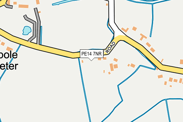 PE14 7NR map - OS OpenMap – Local (Ordnance Survey)