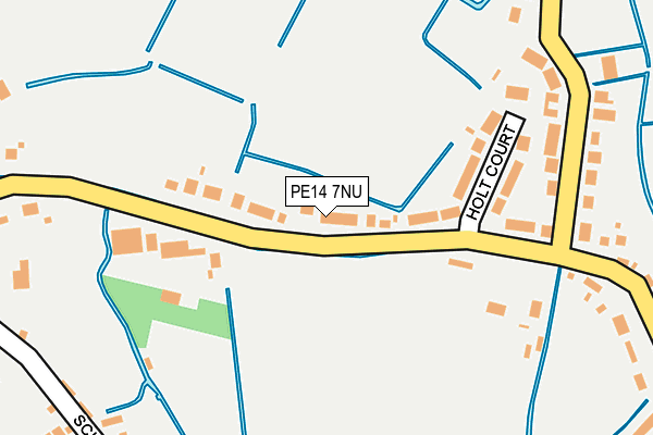 PE14 7NU map - OS OpenMap – Local (Ordnance Survey)