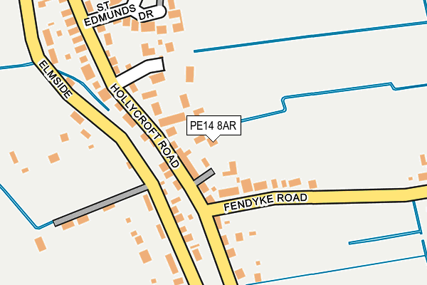 PE14 8AR map - OS OpenMap – Local (Ordnance Survey)
