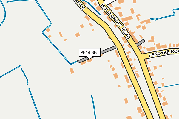PE14 8BJ map - OS OpenMap – Local (Ordnance Survey)