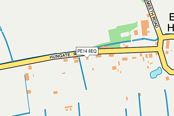 PE14 8EQ map - OS OpenMap – Local (Ordnance Survey)