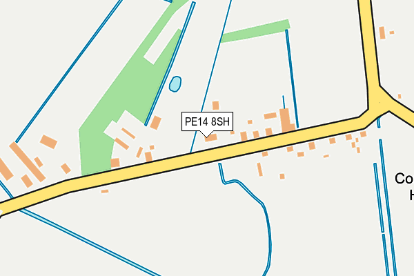PE14 8SH map - OS OpenMap – Local (Ordnance Survey)