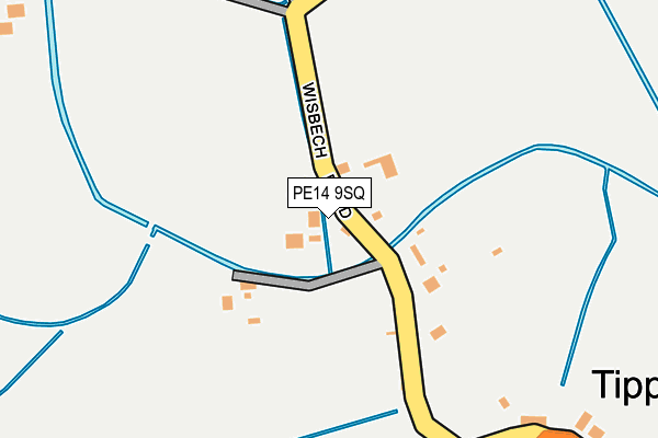 PE14 9SQ map - OS OpenMap – Local (Ordnance Survey)