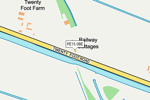 PE15 0BE map - OS OpenMap – Local (Ordnance Survey)