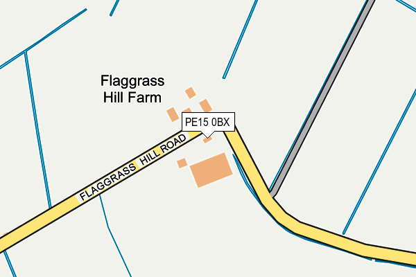 PE15 0BX map - OS OpenMap – Local (Ordnance Survey)