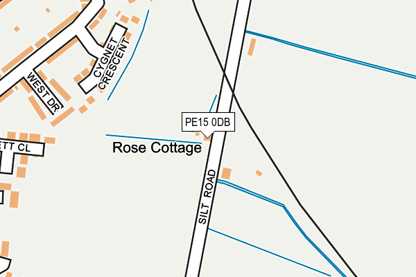 PE15 0DB map - OS OpenMap – Local (Ordnance Survey)