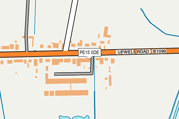 PE15 0DE map - OS OpenMap – Local (Ordnance Survey)