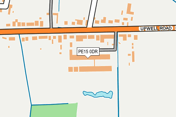 PE15 0DR map - OS OpenMap – Local (Ordnance Survey)