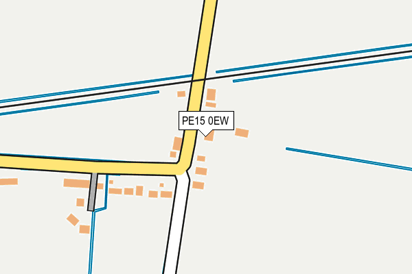 PE15 0EW map - OS OpenMap – Local (Ordnance Survey)