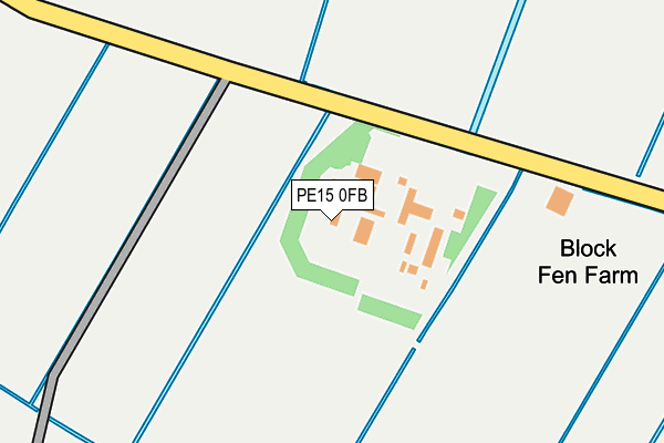 PE15 0FB map - OS OpenMap – Local (Ordnance Survey)