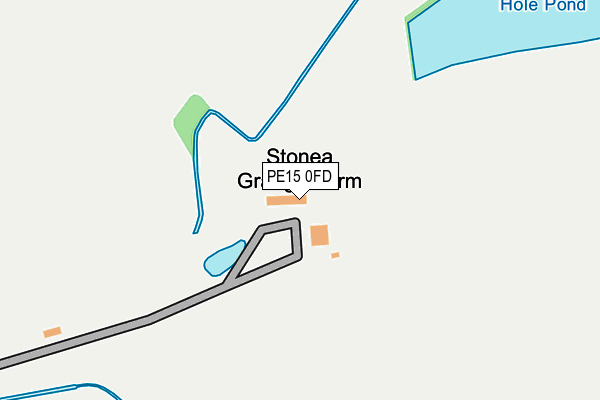 PE15 0FD map - OS OpenMap – Local (Ordnance Survey)